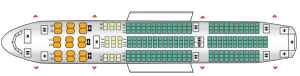 Planos de asientos Aeromexico