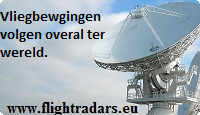 Vliegbewegingen vliegtuigen boven Europa, Azie, Amerika, Australië, etc.with Flightradar24, Radarbox24 en anderen.