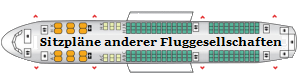 Sitzpläne anderer Fluggesellschaften