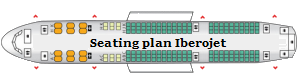 Seating plan Iberojet