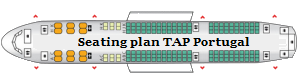 Seating plan TAP Portugal