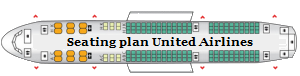 Seating plan United Airlines