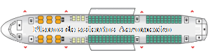 Planos de asientos Aeromexico
