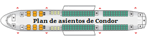 &nbsp;Planos de asientos Condor