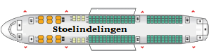 Stoelindeling Delta Airlines