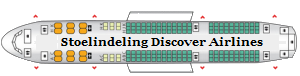 Stoelindeling Discover airlines