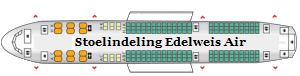 Stoelindeling Edelweis Air