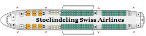 Stoelindeling Swiss Airlines
